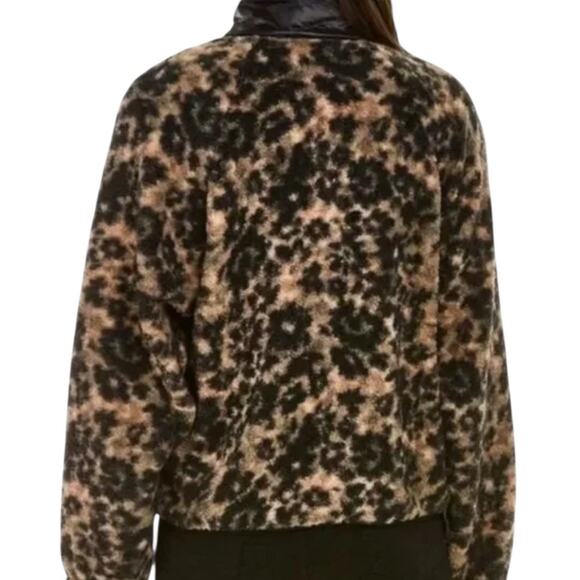 NWOT! Johnny Was Calme Bamboo Blend Leopard Print Fleece Jacket - Size Large - Picture 2 of 9